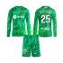 Camisola FC Barcelona Wojciech Szczesny 25 Guarda-redes Criança Equipamento Primeiro 2024-2025 Manga Comprida